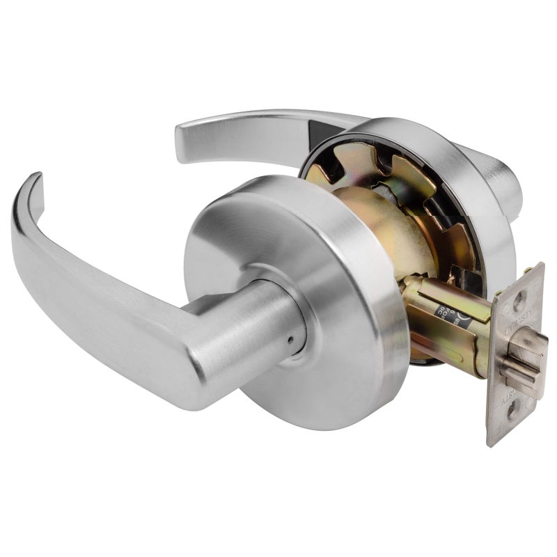 Dynasty Hardware Spartan Design Grade 2 Commercial Duty Door Lever ADA, Satin Chrome Finish (Storeroom) - Image 2